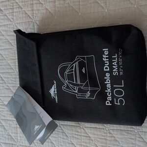 High Sierra Black Packable Duffel NWT